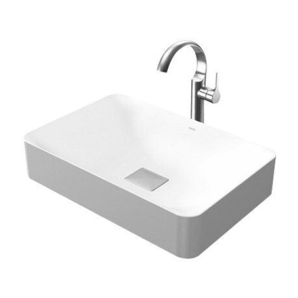 Chậu Rửa Mặt TOTO PJS03WE#MW Đặt Bàn Đá Cẩm Thạch