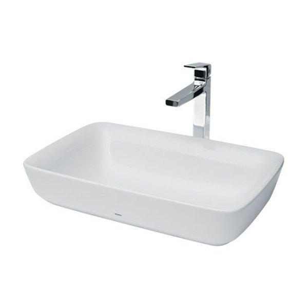 Chậu Rửa Mặt TOTO PJS06WE#MW Đặt Bàn Đá Cẩm Thạch