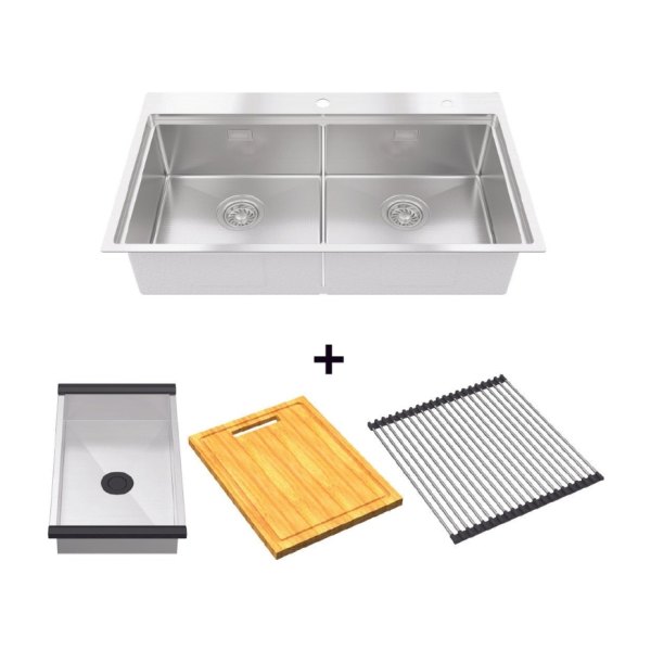 Combo chậu rửa chén Hafele 567.94.058 kèm phụ kiện