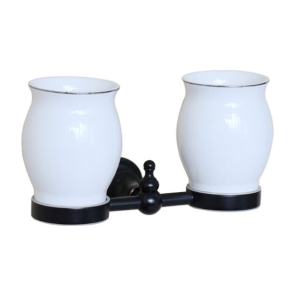 Giá để cốc đôi bằng đồng Kanly GCK08B