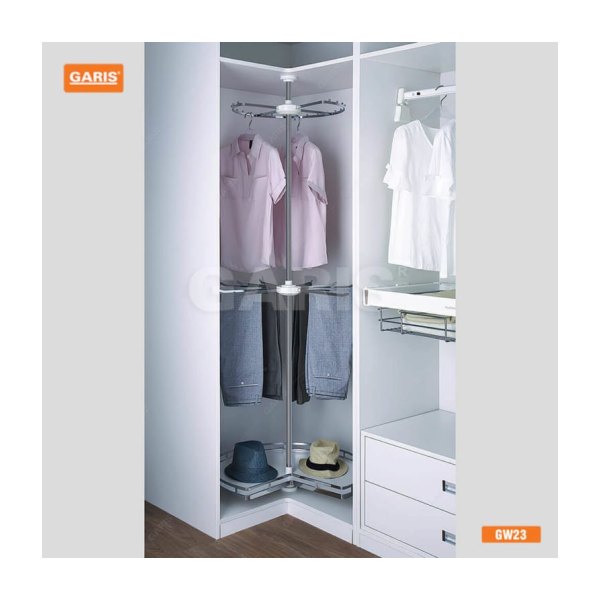 Giá Xoay Treo Góc Tủ Quần Áo GARIS GW23 3 Tầng