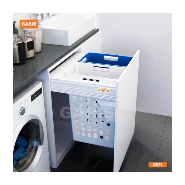 Giỏ Để Đồ Giặt Đôi GARIS GW29 70Lít
