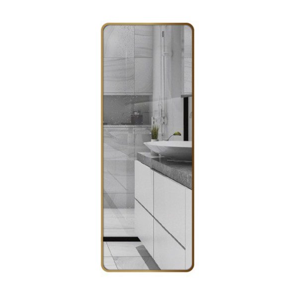 Gương GLS F12R70 Body Viền Nhôm Vàng Gold Dòng F 60x160cm