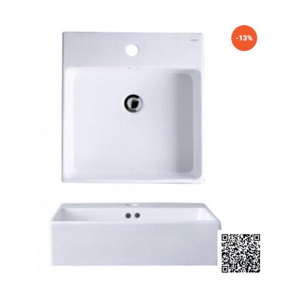 Lavabo CAESAR LF5261 Treo Tường/Đặt Bàn