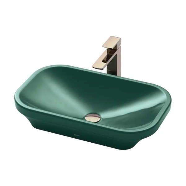 Lavabo đặt bàn TOTO LW630JDW/F#FRG màu xanh lá