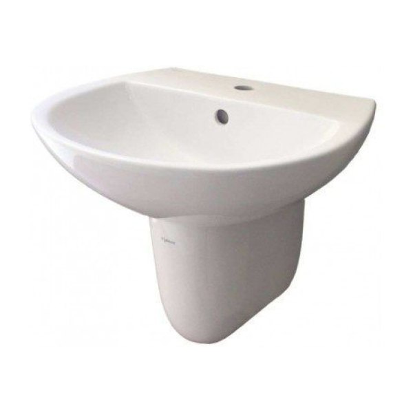 Lavabo VIGLACERA V36 Treo Tường Kèm Chân Ngắn