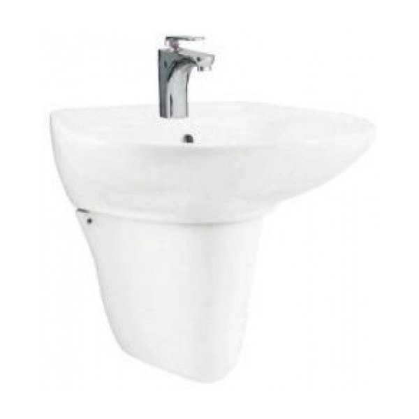Lavabo VIGLACERA V39 Treo Tường Kèm Chân Ngắn