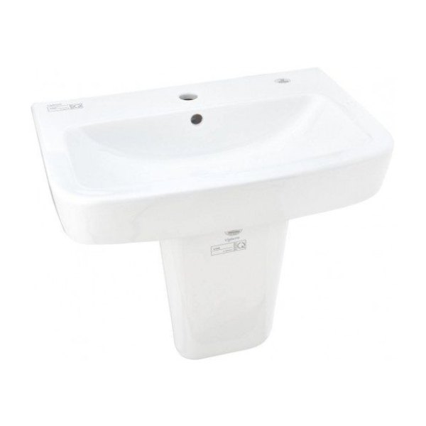 Lavabo VIGLACERA V50 Treo Tường Kèm Chân Ngắn