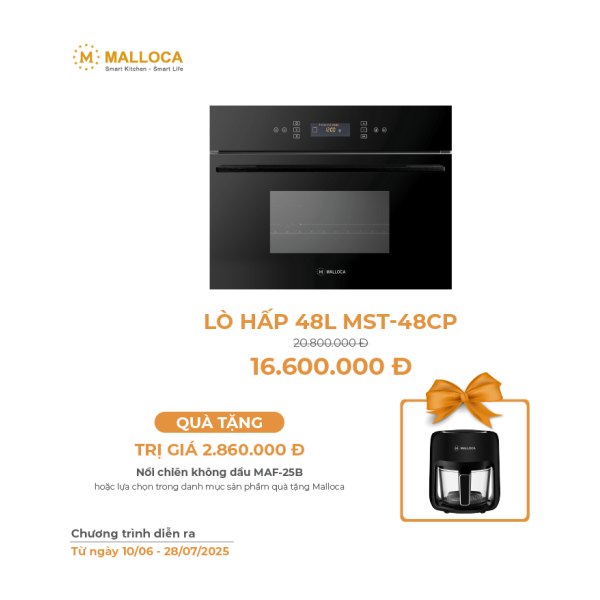 Lò hấp âm tủ Malloca MST-48CP