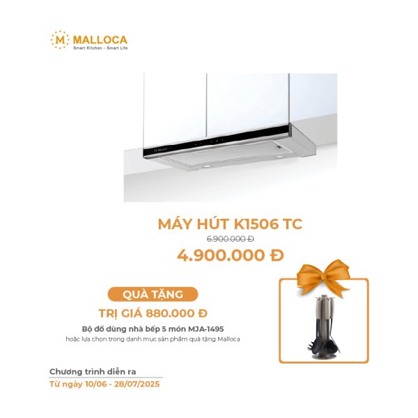 Máy Hút Mùi MALLOCA K1506 TC Âm Tủ