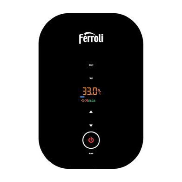 Máy Nước Nóng Trực Tiếp FERROLI AMORE GDP - 4.500W Chống Giật Có Bơm Tăng Áp Hiển Thị Nhiệt Độ