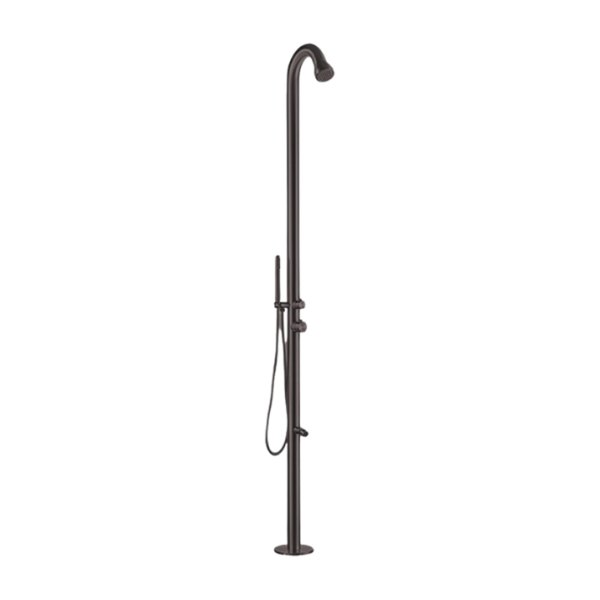 Sen Cây Tắm Đứng Kanly KLS9003 Nóng Lạnh Đặt Sàn Ngoài Trời Màu Đen