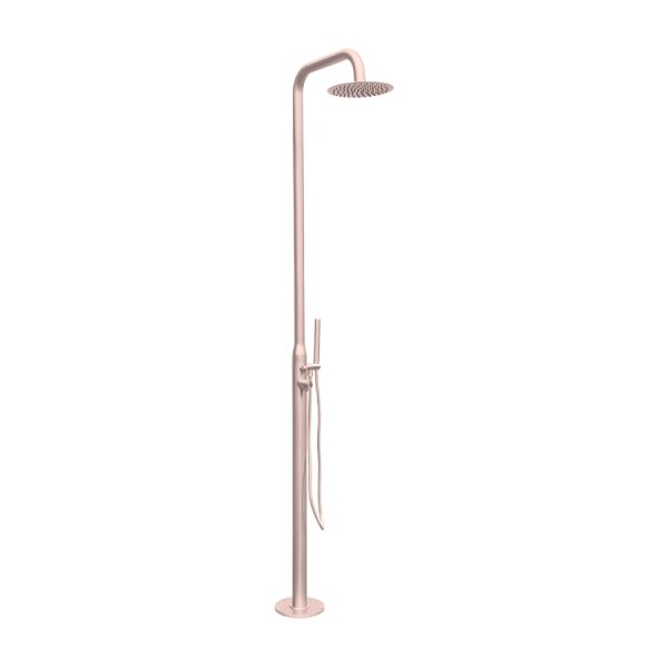 Sen Cây Tắm Đứng Kanly KLS9005RB Nóng Lạnh Đặt Sàn Ngoài Trời Màu Vàng Hồng