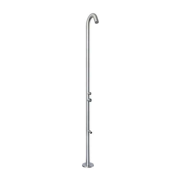 Sen Cây Tắm Đứng Kanly KLS9015W Nóng Lạnh Đặt Sàn Ngoài Trời Màu Trắng