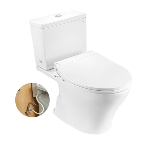 TOTO CS326DE6#XW - Bồn cầu 2 khối nắp rửa cơ TCW11S