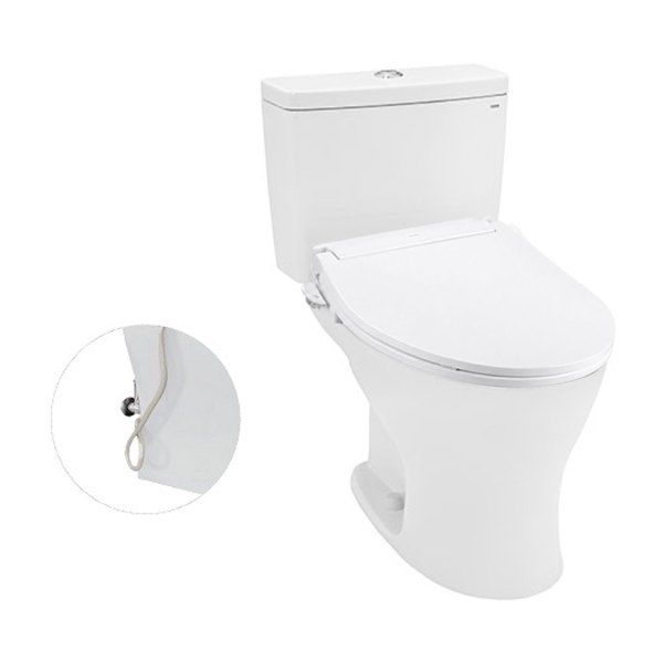 TOTO CS735DE6#XW - Bồn cầu 2 khối nắp rửa cơ TCW11S