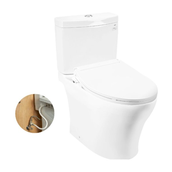 TOTO CS769DRE6#XW - Bồn cầu 2 khối nắp rửa cơ TCW11S