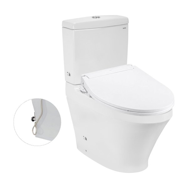 TOTO CS948DE6#XW - Bồn cầu 2 khối nắp rửa cơ TCW11S
