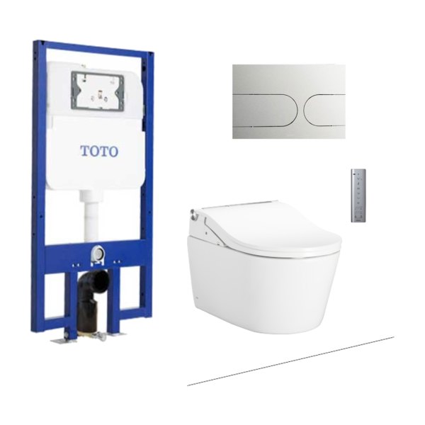 TOTO CW542HME5U#NW1/TCF801CZ#NW1/WH172AT/MB175M#SS - Bồn cầu treo tường điện tử RW (giấu dây)