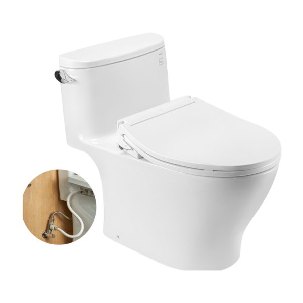 TOTO MS887RE6#XW - Bồn cầu 1 khối nắp rửa cơ TCW11S