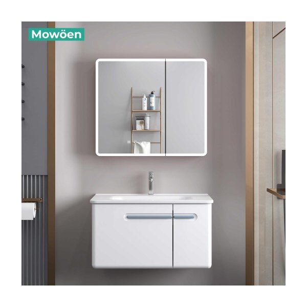 Tủ Lavabo Mowoen MW6628-80 Khổ 800mm Men Aqua Nano