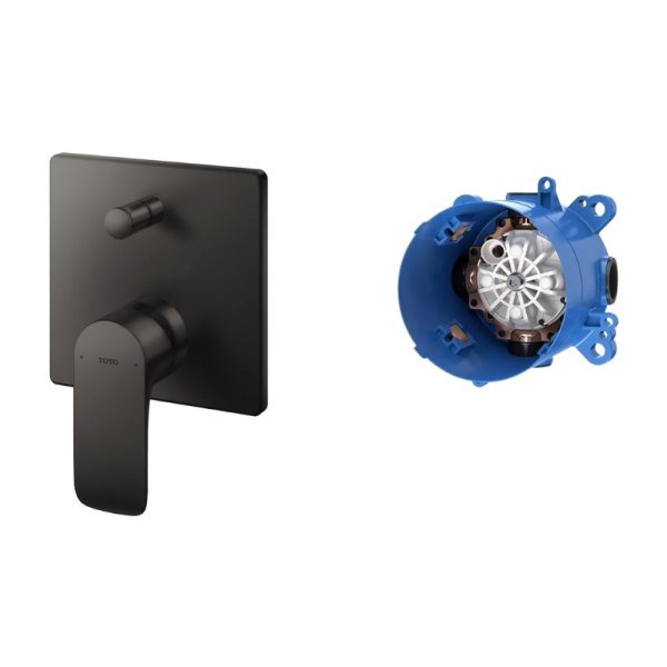 Van sen vòi âm tường TOTO TBG04304BB#MBL/TBN01001B đen mờ