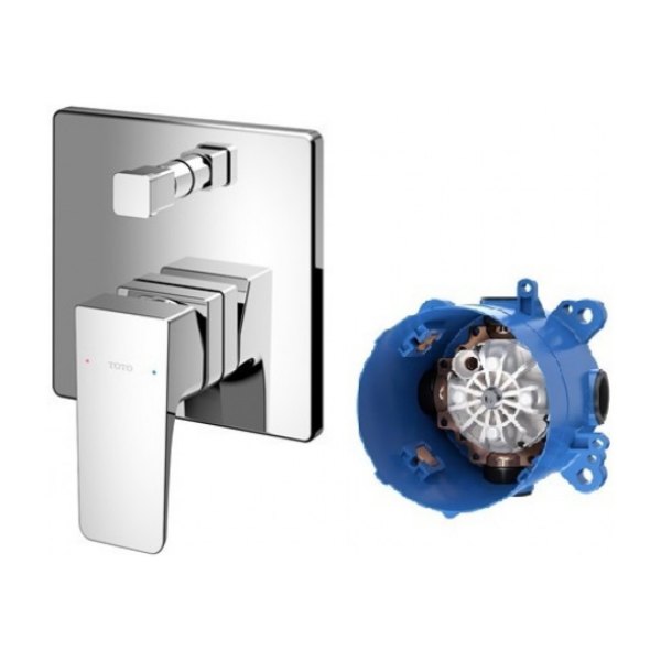 Van sen vòi TOTO TBV02406B#BFG/TBN01001B âm tường màu vàng pháp