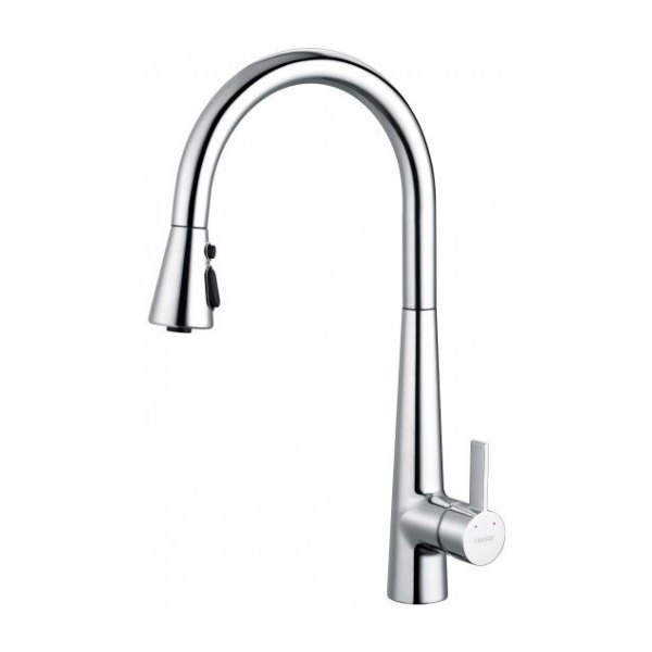 Vòi Bếp CAESAR K905C Nóng Lạnh Rút Dây