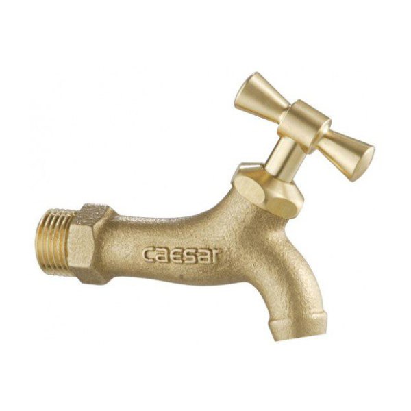 Vòi Lạnh Gắn Tường CAESAR W034 Phi 21