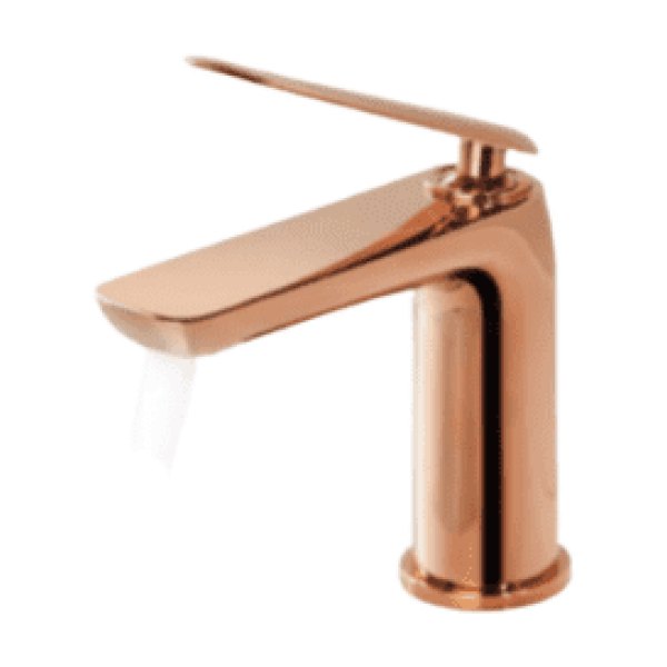 Vòi Lavabo BELLO BL - 600206SG Nóng Lạnh Thấp Màu Vàng Hồng
