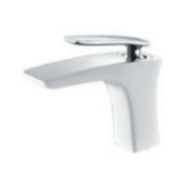 Vòi Lavabo BELLO BL - UBS Nóng Lạnh Thấp Màu Trắng