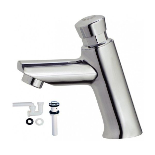 Vòi Lavabo CAESAR B054CU Lạnh Ấn Bán Tự Động