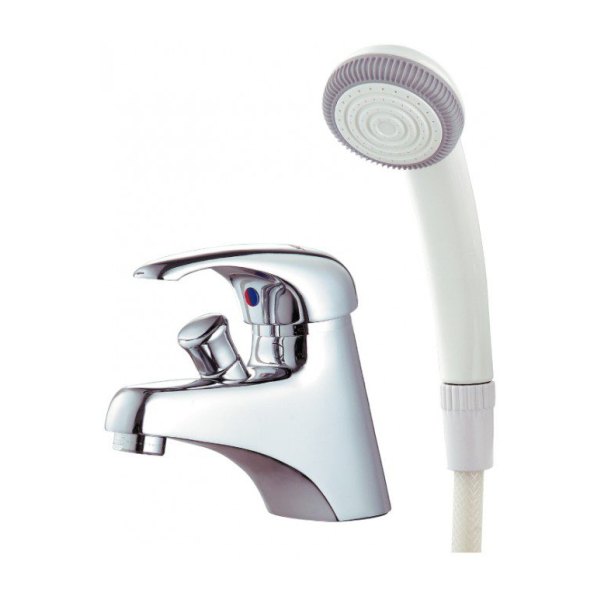 Vòi Lavabo CAESAR B136CU Nóng Lạnh Xả Nhấn Kết Hợp Tay Sen