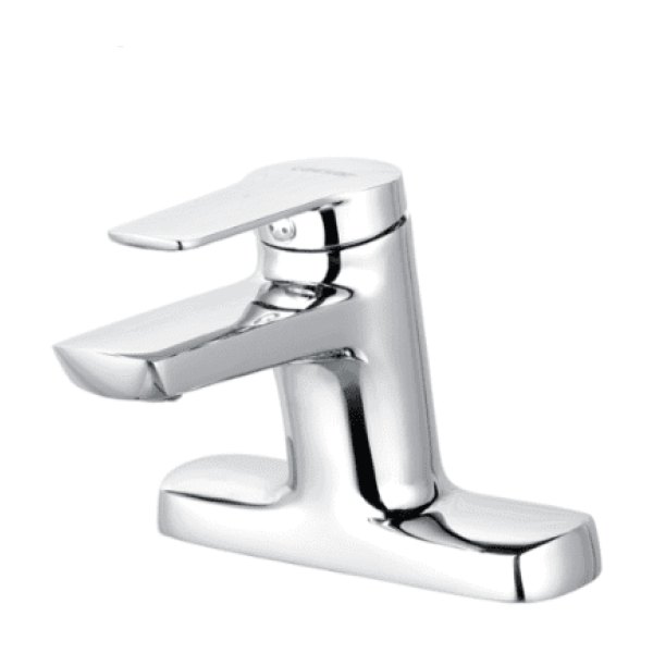 Vòi Lavabo CAESAR B202CU Nóng Lạnh Xả Nhấn