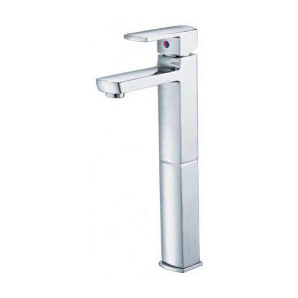 Vòi Lavabo CAESAR B551CU Nóng Lạnh Cổ Cao Xả Nhấn