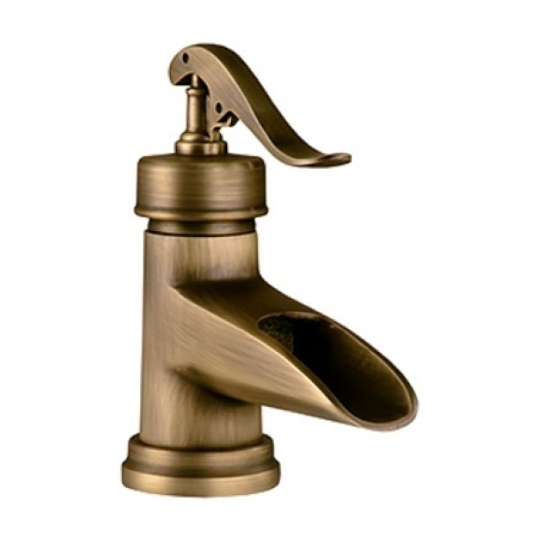 Vòi Lavabo Kanly GCV04 Nóng Lạnh Bằng Đồng Cổ Điển