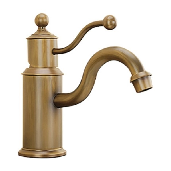 Vòi Lavabo Kanly GCV08 Nóng Lạnh Tay Nắm Cách Điệu Cổ Điển
