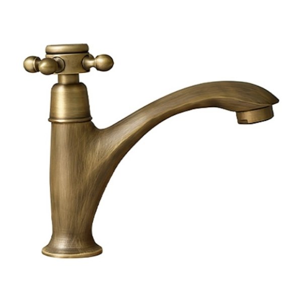 Vòi Lavabo Kanly GCV109 Lạnh Bằng Đồng Giả Cổ