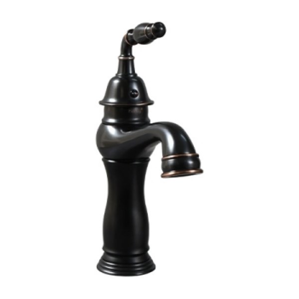 Vòi Lavabo Kanly GCV14B Nóng Lạnh Cổ Điển Màu Đen
