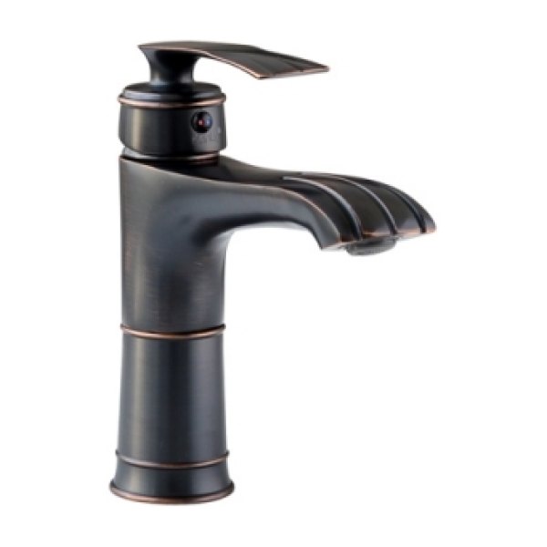 Vòi Lavabo Kanly GCV41B Nóng Lạnh Bằng Đồng Màu Đen