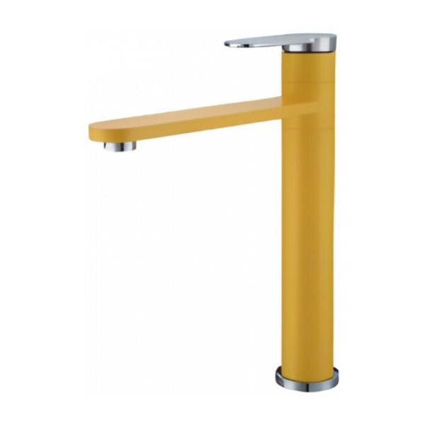 Vòi Lavabo Kanly KLA14 Nóng Lạnh Bằng Đồng Màu Vàng
