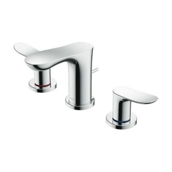 Vòi Lavabo TOTO TLG03201BA#PBR Tay Vặn Nóng Lạnh GS (3 Lỗ)