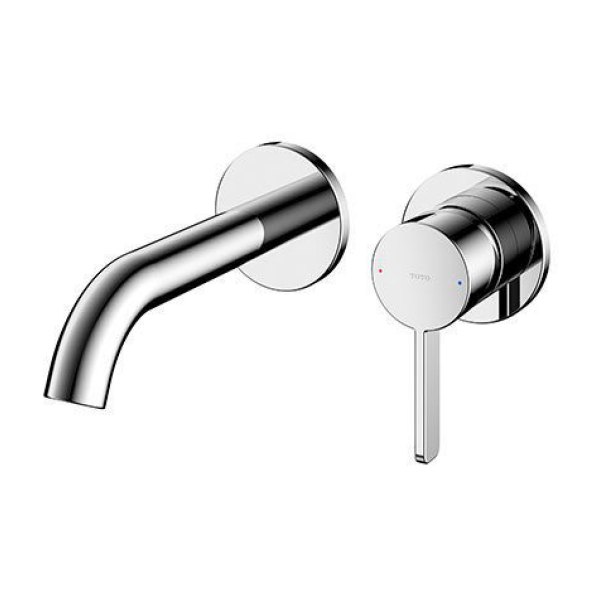 Vòi Lavabo TOTO TLG11307BA Gật Gù Nóng Lạnh Gắn Tường GF (2 Lỗ)