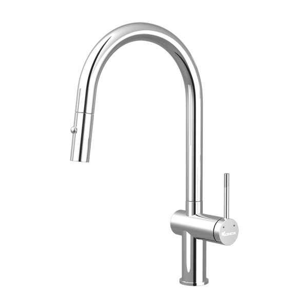 Vòi rửa bát dây rút Konox Comfor Chrome