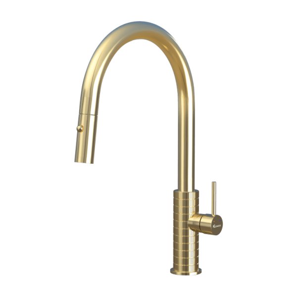 VÒI RỬA BÁT DÂY RÚT KONOX VENICE GOLD