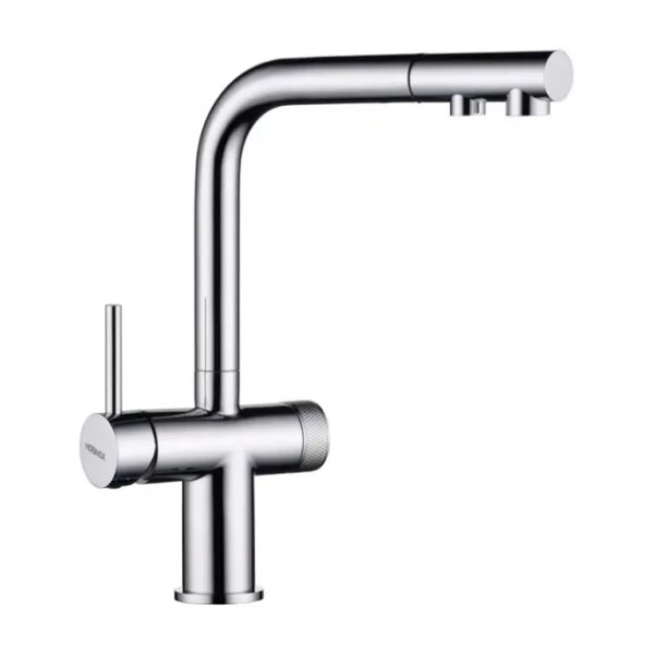 Vòi rửa chén dây rút 3 đường nước NOBIBOX MIRA NX333