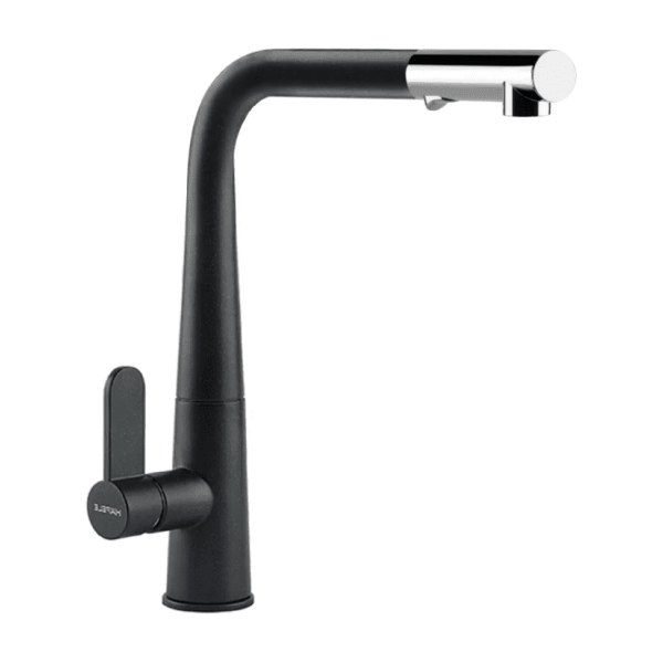 Vòi Rửa Chén HAFELE HT20-GH1P259 570.82.300 Nóng Lạnh Có Dây Rút Màu Đen