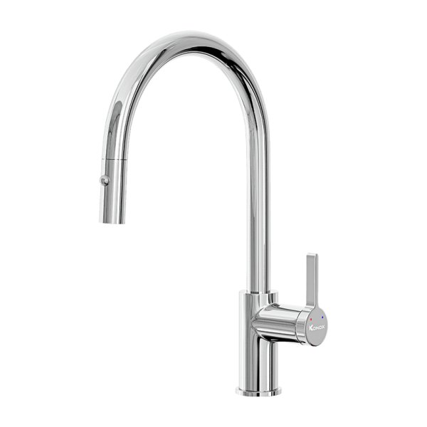 Vòi Rửa Chén KONOX Alto Chrome Dây Rút