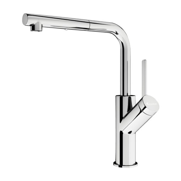 Vòi Rửa Chén KONOX Artan Chrome Dây Rút