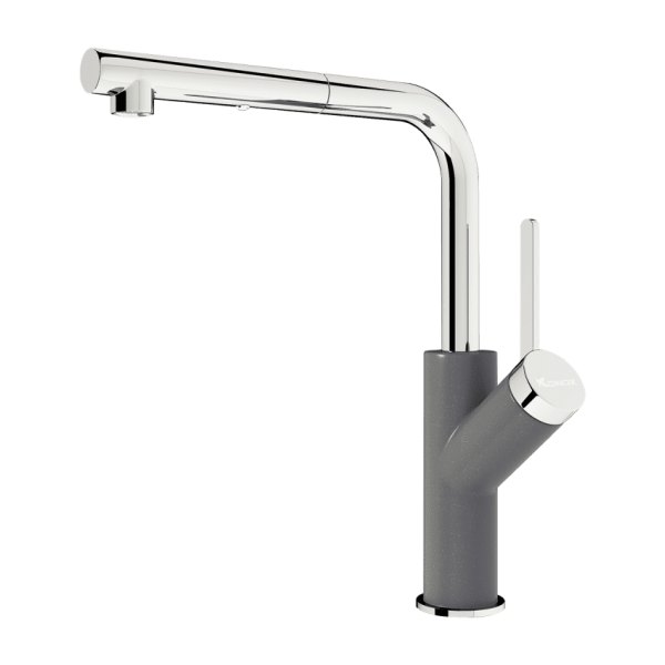 Vòi Rửa Chén KONOX Artan Grey Dây Rút